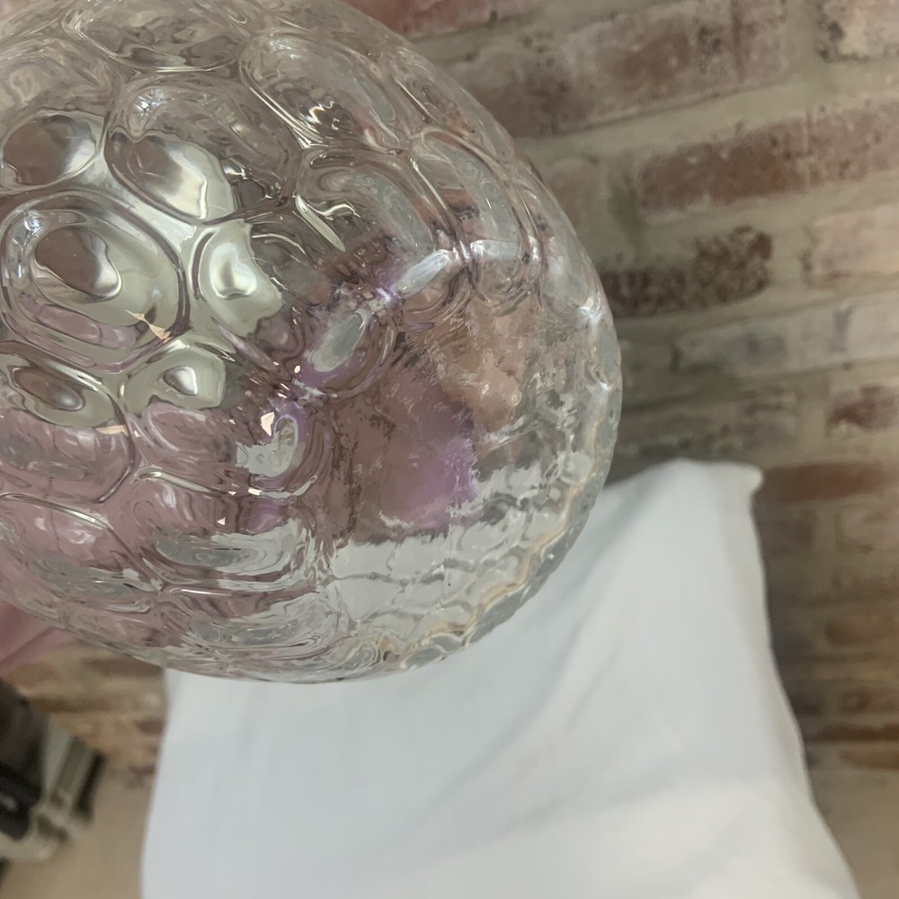 Silver And Glass Vintage Water Lemonade Pitcher