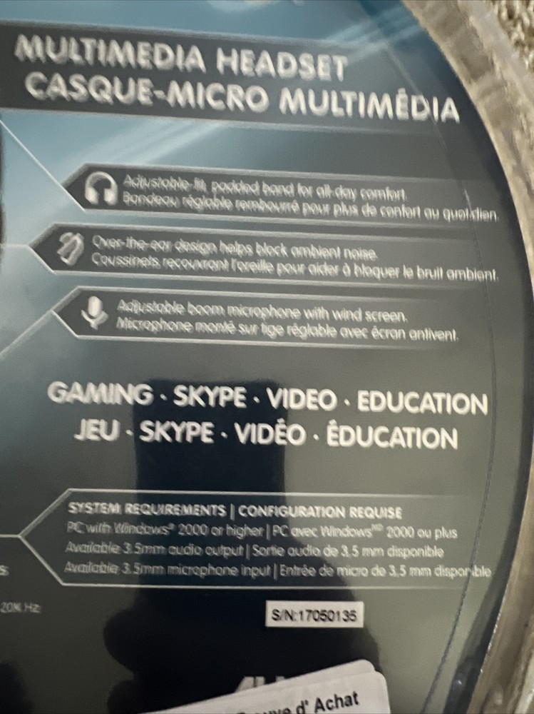 New ProFormX multimedia headset with microphone