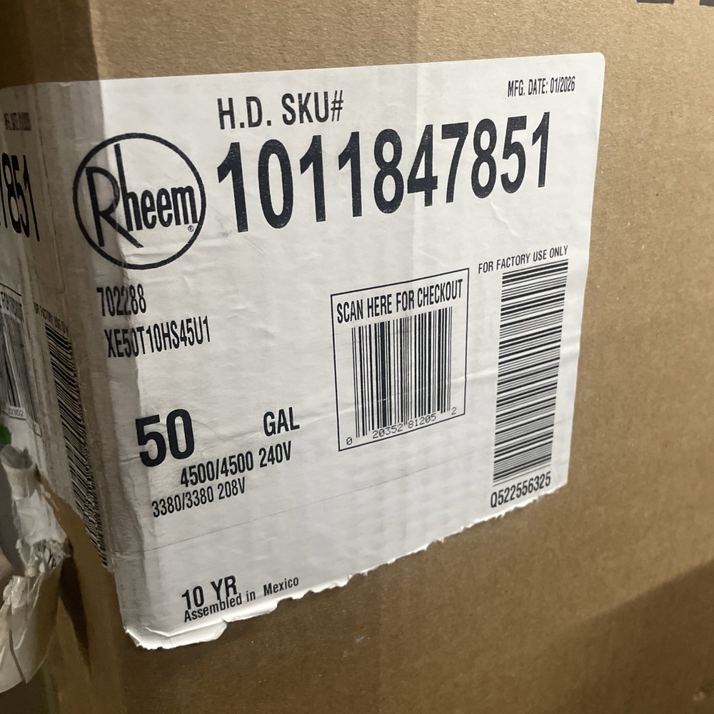 Rheem Hybrid ProTerra Smart Tank 50 Gal. Water Heater XE50T10HS45U1