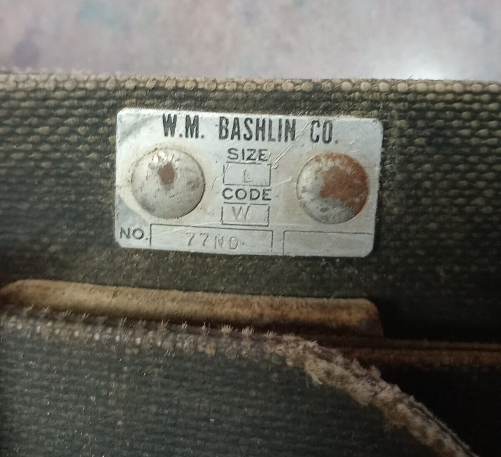 WM Bashlin Co. Utility Pole Saftey Harness No. 77NO Code W Size L