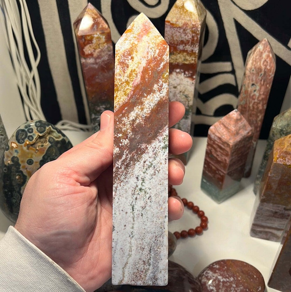 Ocean Jasper Obelisk E