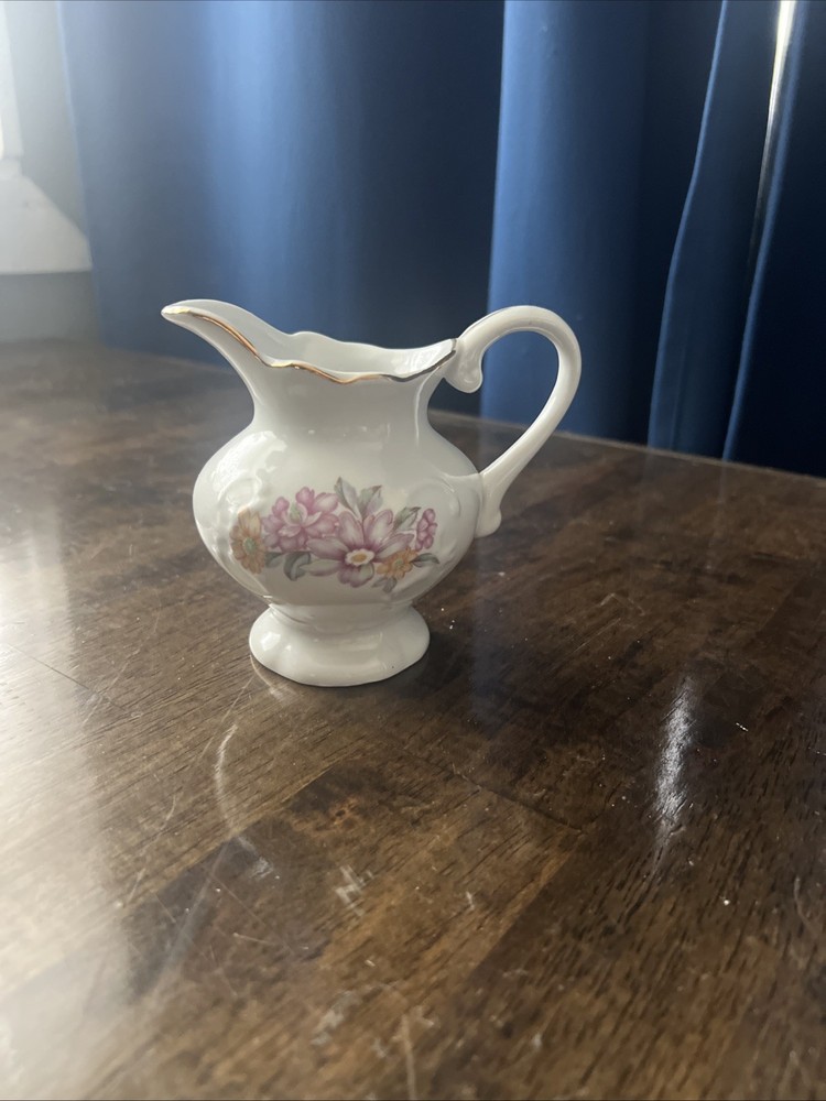 Vintage Pitcher With Drip Plate