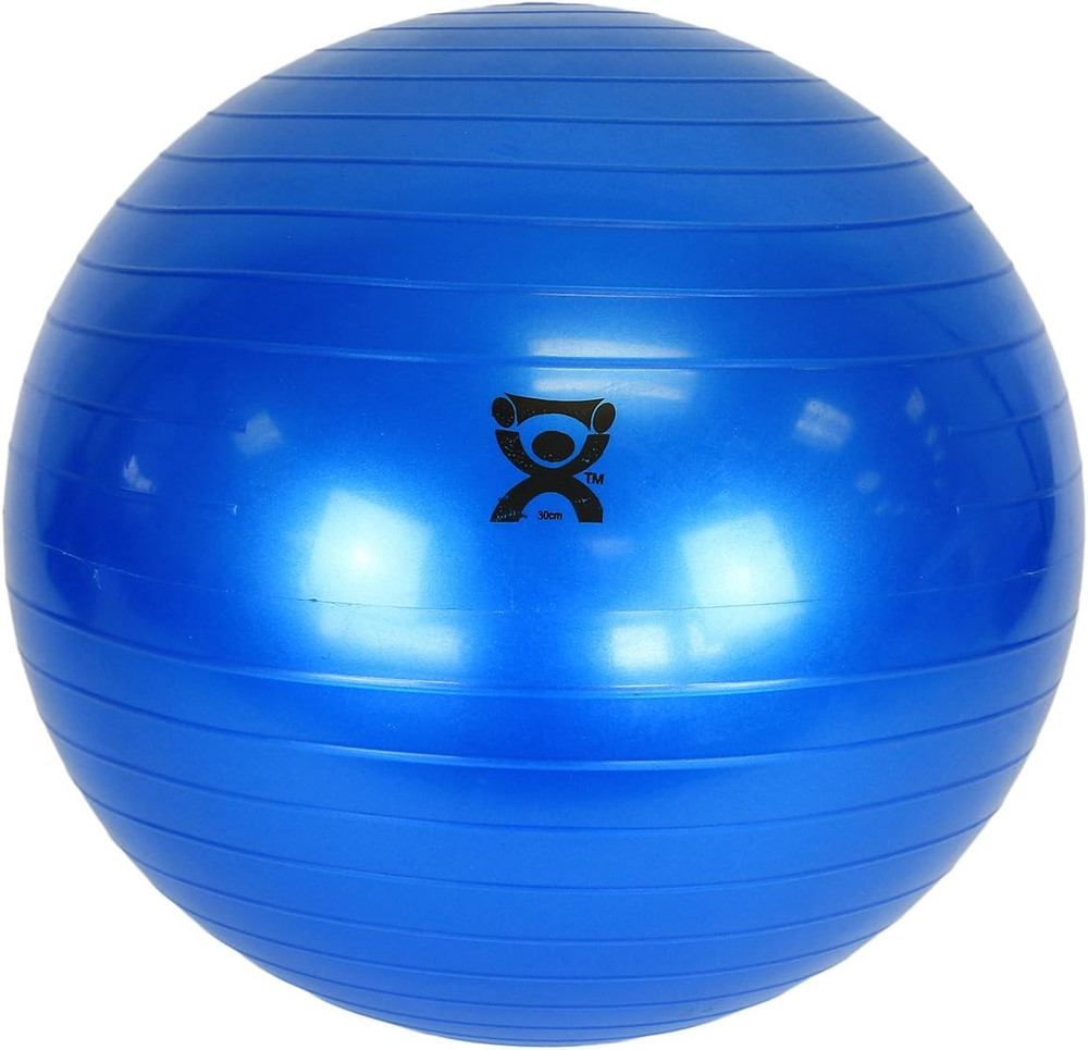 Inflatable Exercise Ball - Blue 11.8 Durable Extra Thick Non-Slip Stability...