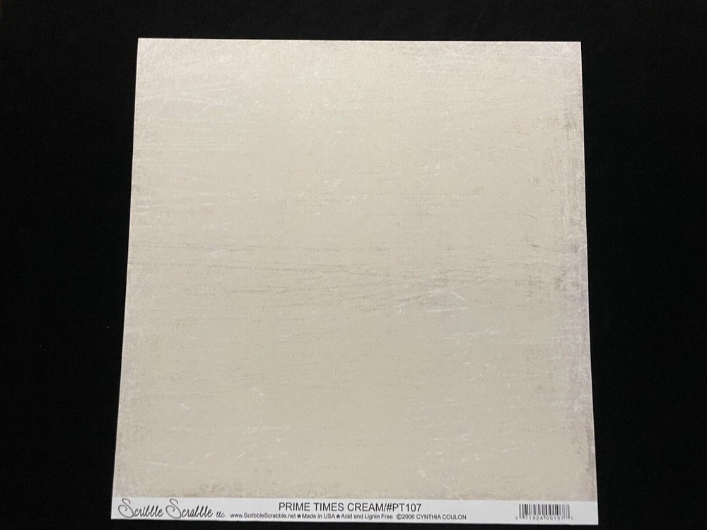 SCRIBBLE SCRABBLE "PRIME TIMES" 12X12 SS HEAVY PAPERS