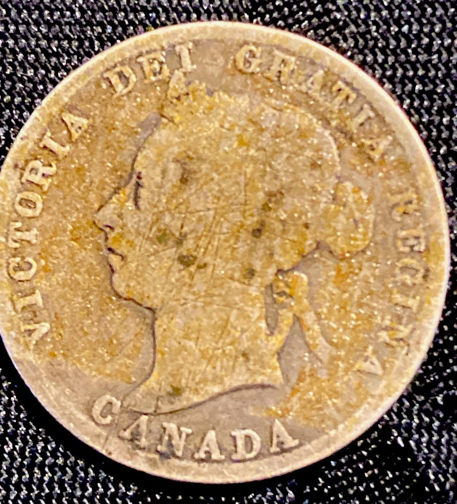 1891 Canada 25 Cents Silver Coin