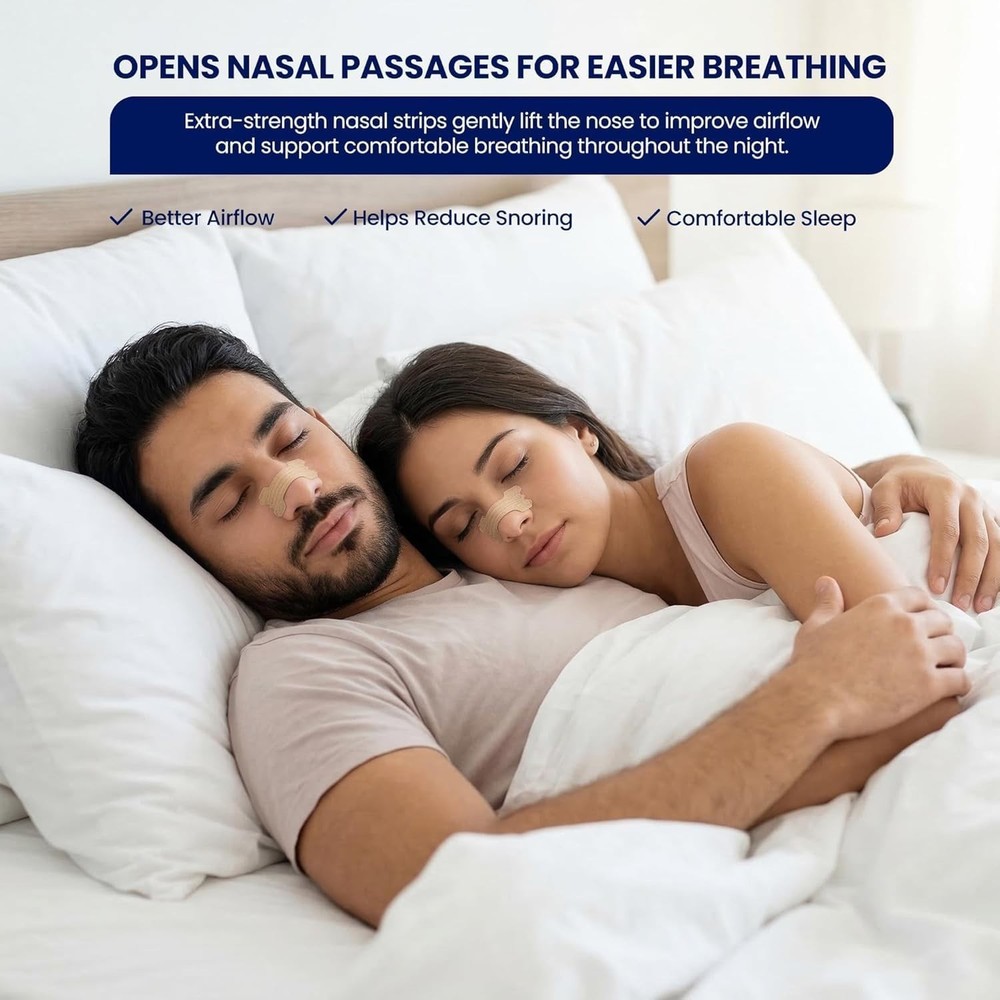 Sleep Better with Large Nose Strips - 100 Count