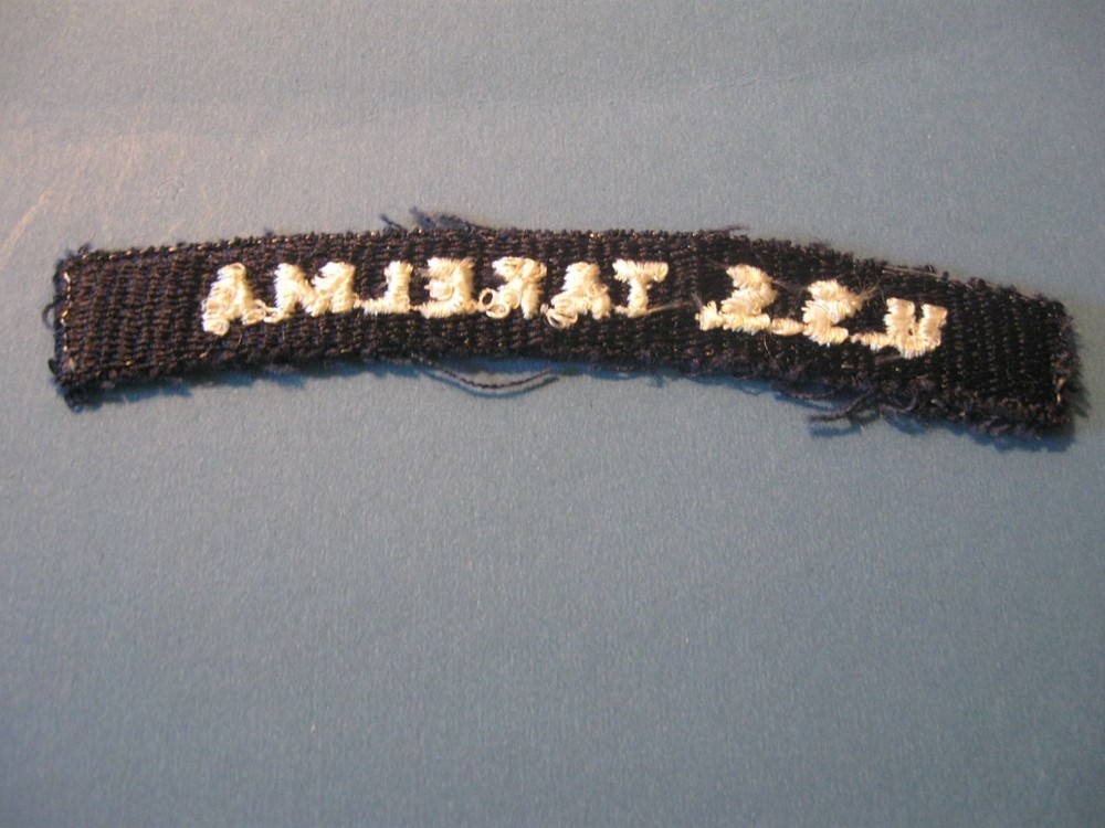 USN US Navy USS TAKELMA ATF 113 Arc Rocker Tab Patch