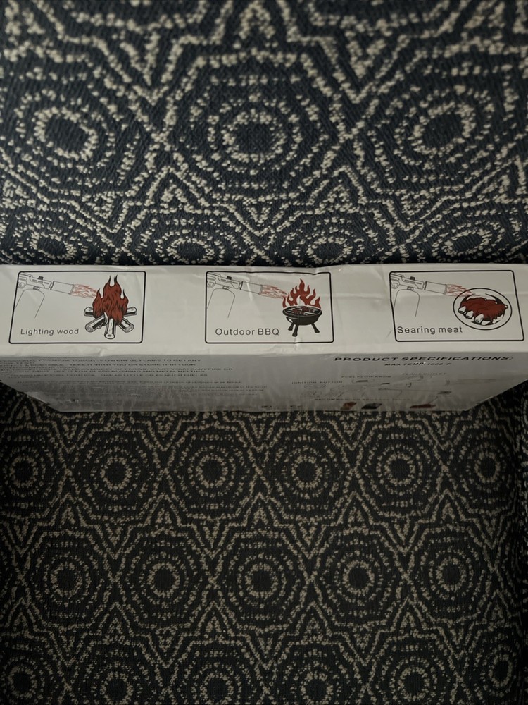 Powerful Propane Torch Gun, Kitchen Torch with Adjustable Flame