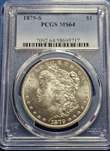 1879 S Morgan Silver Dollar PCGS MS-64