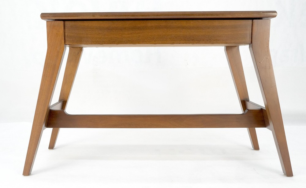 Solid Walnut Lift Top Storage High Seat Organ Bench MINT