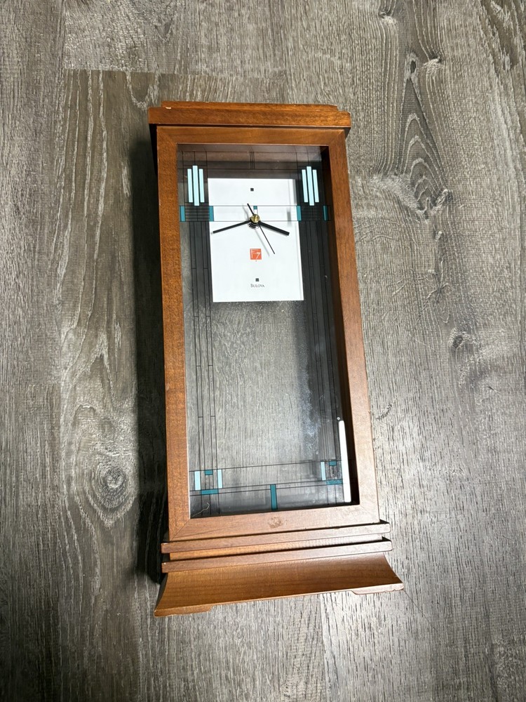 Bulova Frank Lloyd Wright Willits Mantel Clock