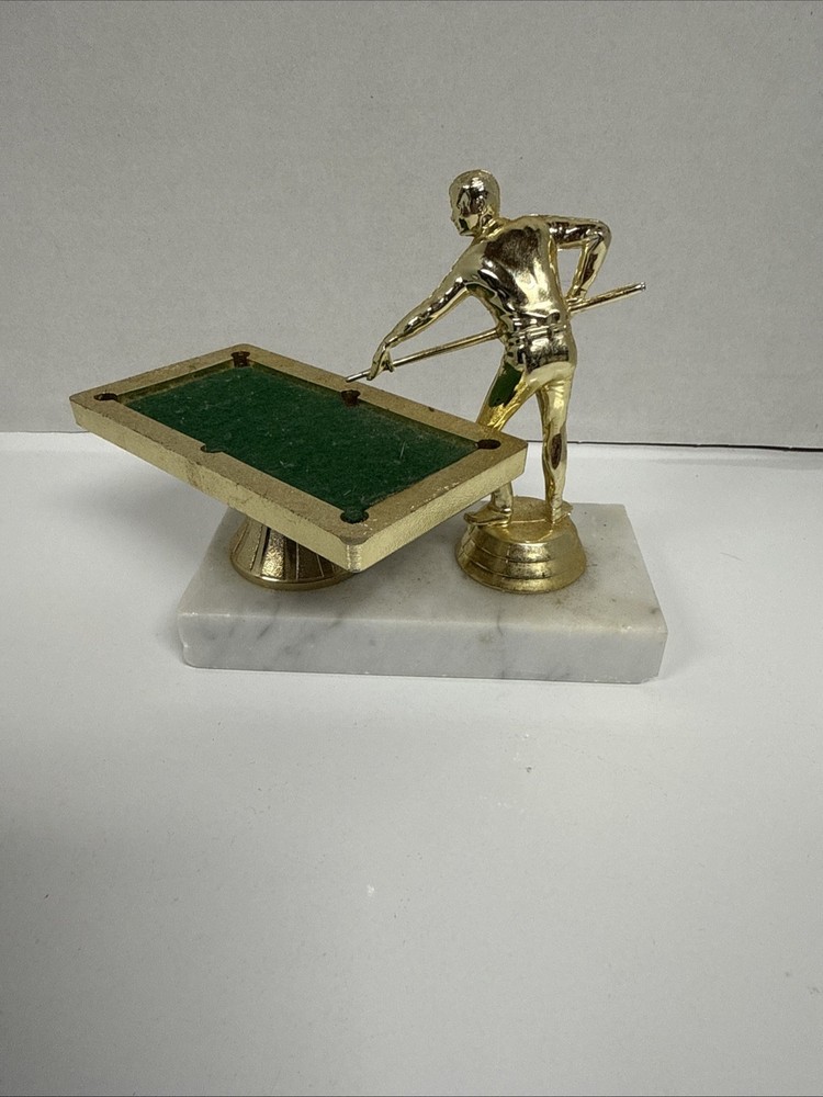 Vintage Pool Trophy Billiards Trophy