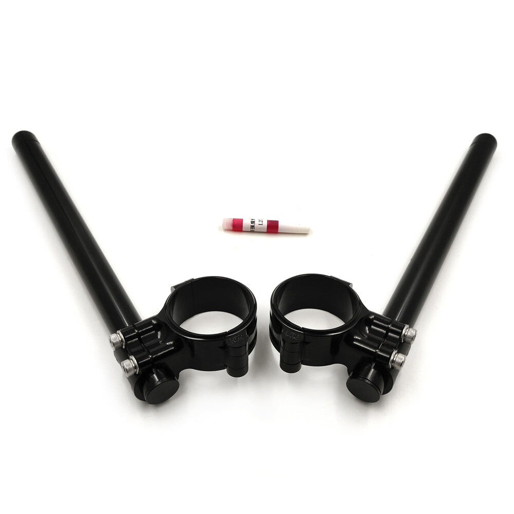 HTTMT- USA CNC 22mm Handlebars 50mm Riser Fork Clip-Ons Handle Bar CNC Handlebar