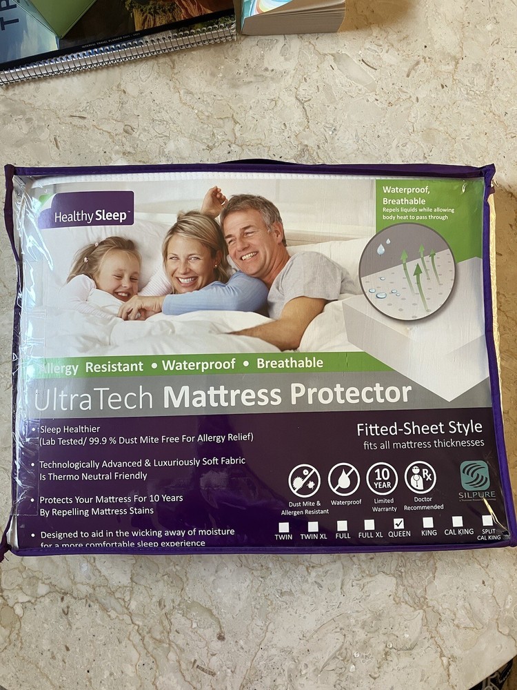 Mattress Protector - Queen - Fitted Sheet Style