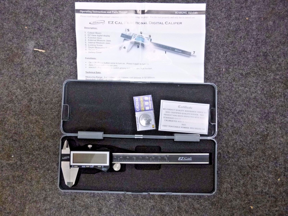 NEW!! IGAGING 6" DIGITAL CALIPER, IP54