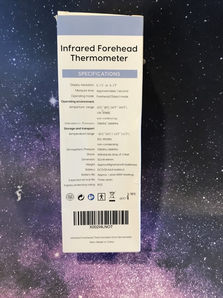 Femometer Infrared Forehead Thermometer