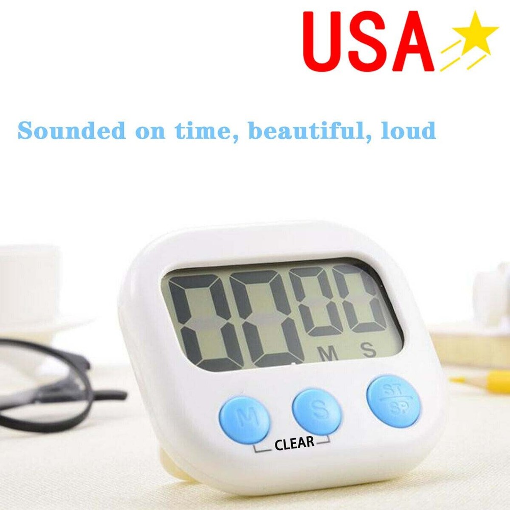 Cute kitchen timer reminder students learn mechanical timer stopwatch clock set