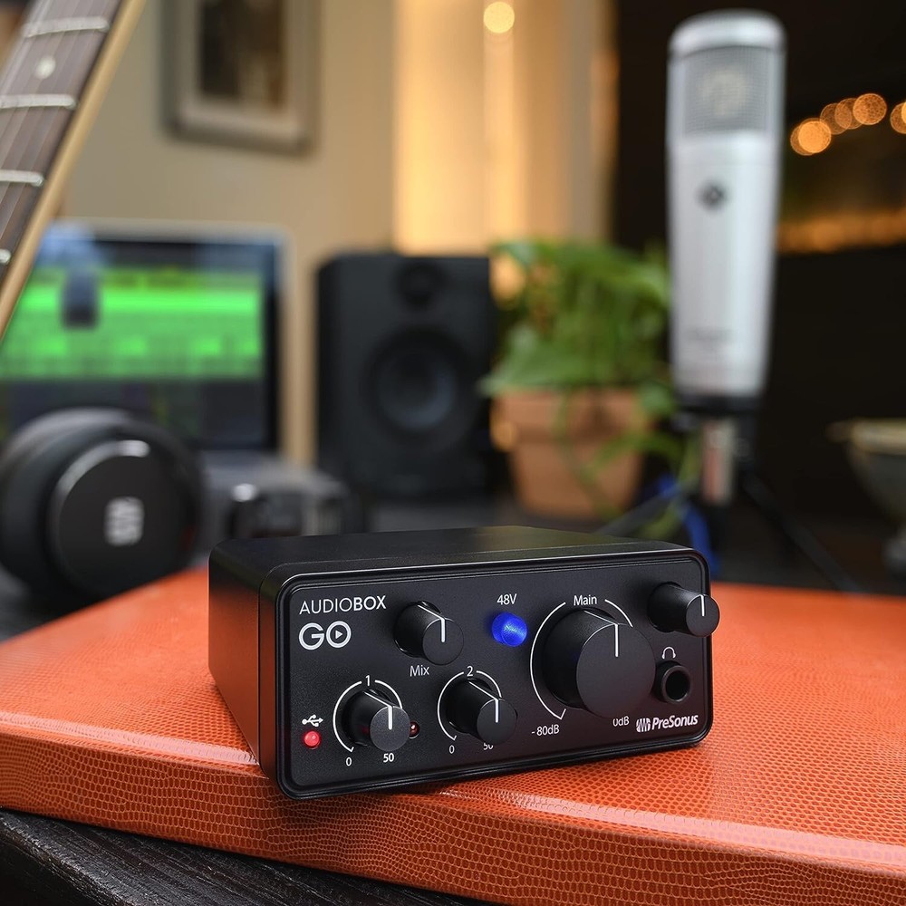PreSonus AudioBox GO Compact 2x2 Bus-Powered USB Audio Interface