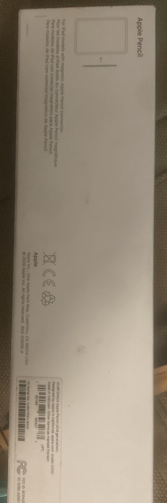 Apple Pencil (2nd Generation) A2051 White MU8F2AM/A