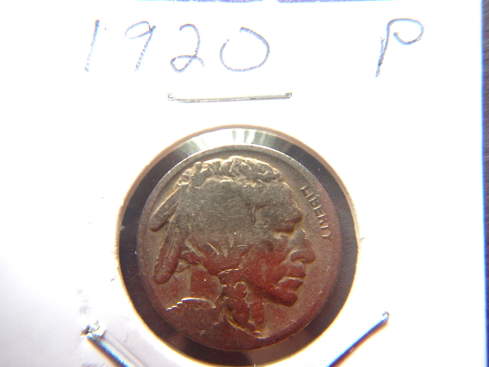 1920 (P) Indian Head/Buffalo Nickel