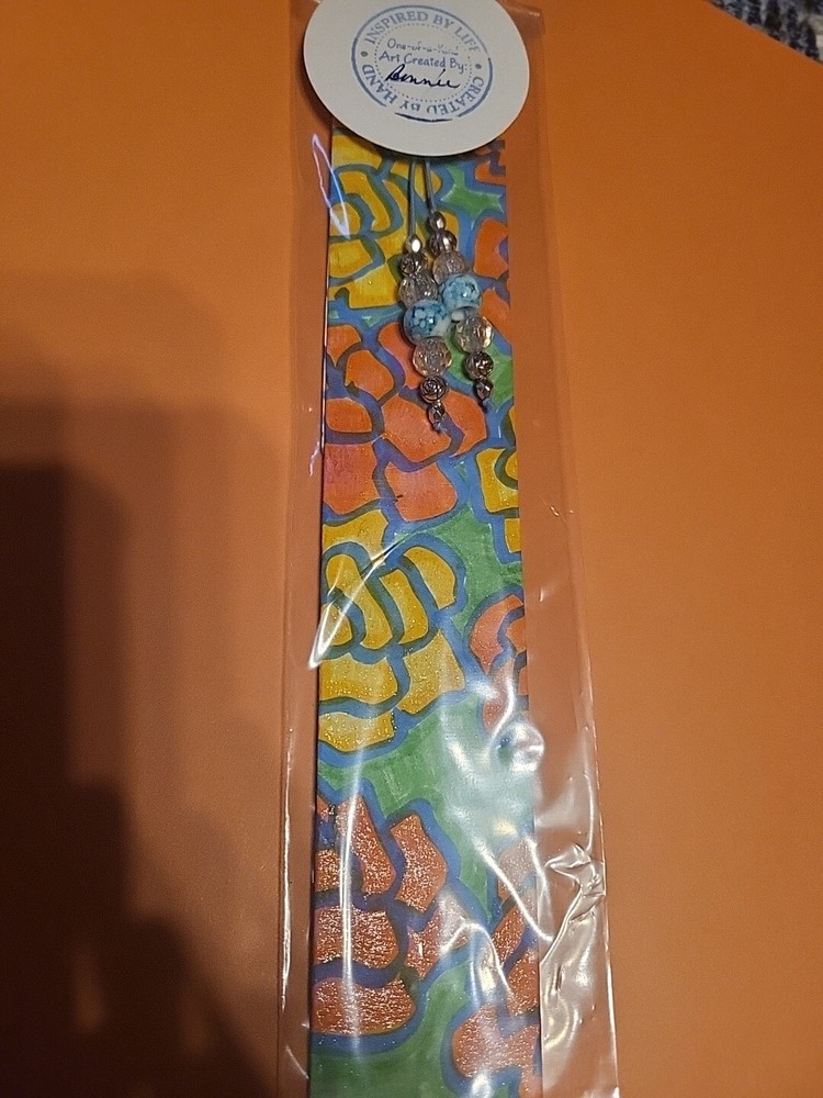 Hand Designed Beaded Book Mark