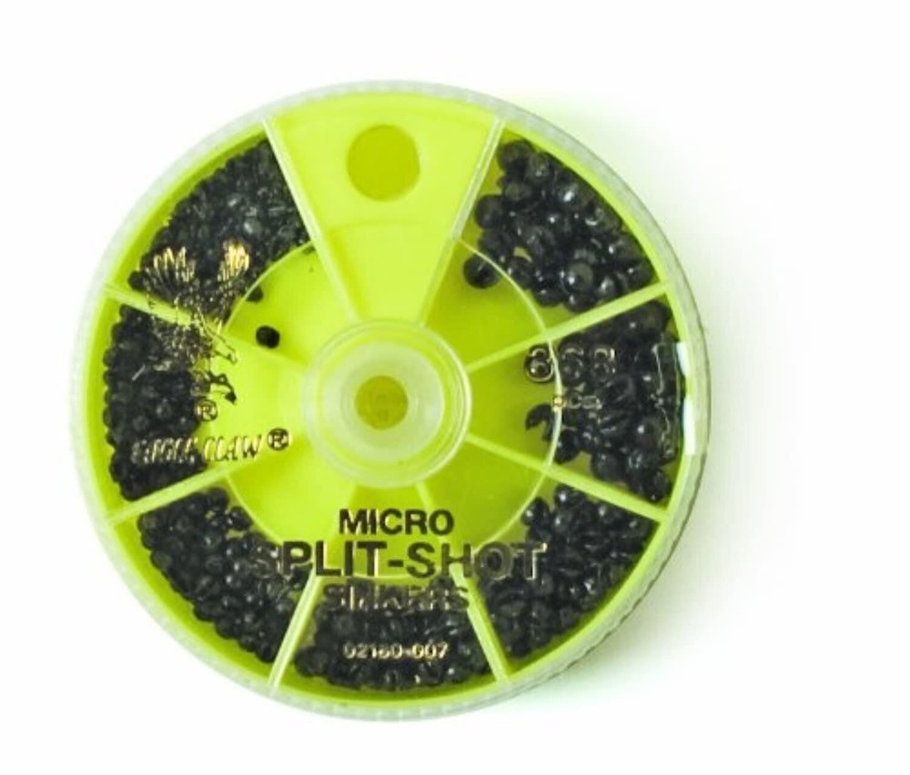 Eagle Claw Micro Split-Shot Assortment, 368-Piece, Silver