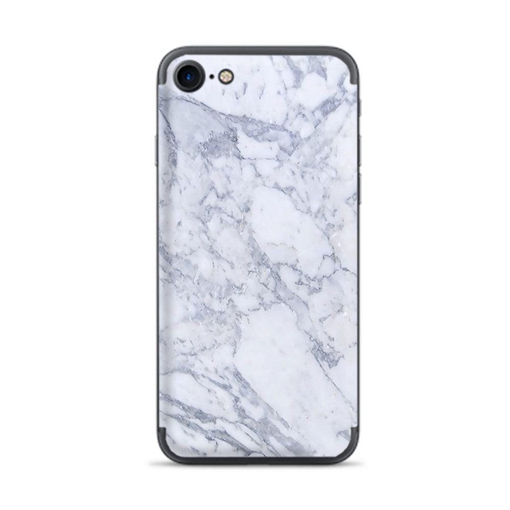 Apple iPhone 7 / 8 Skins Decal Wrap Grey White Standard Marble