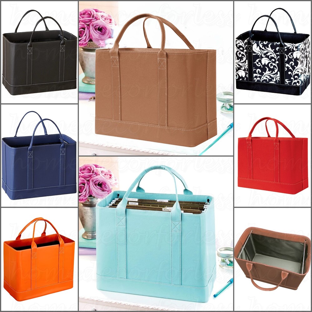 File Folder Organizer Tote Double Handle Portable Document Storage Bag ~ CHOICES