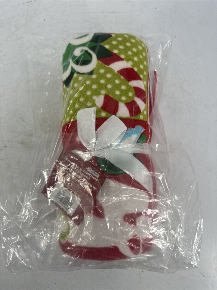 NEW RARE Kohl's Advent Calendar Throw Blanket