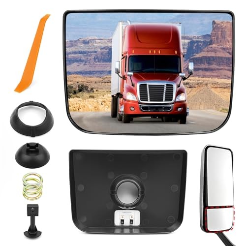 Lower Heated Side Mirror Glass Compatible with 2008 Lower Side Mirror Glass
