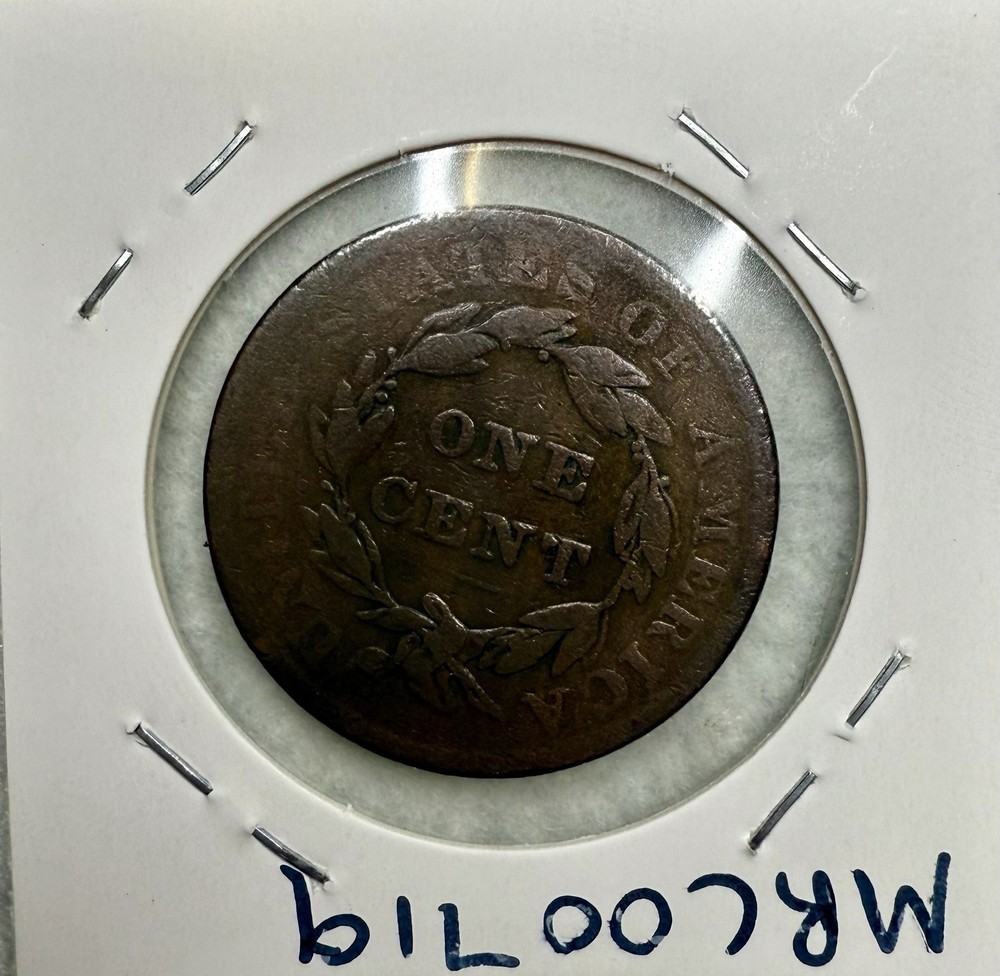 1837 Large Cent – Circulated Early U.S. Copper