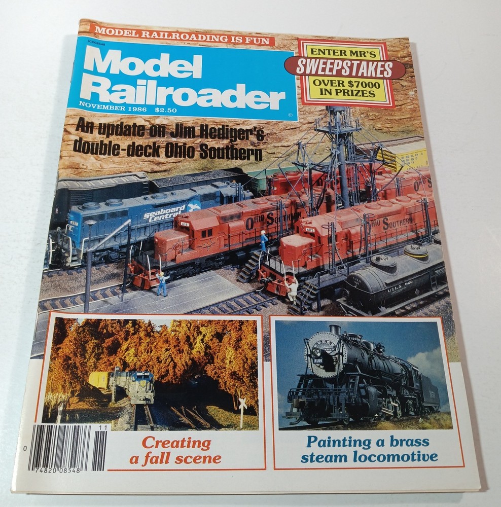Model Railroader Magazine (November, 1986)