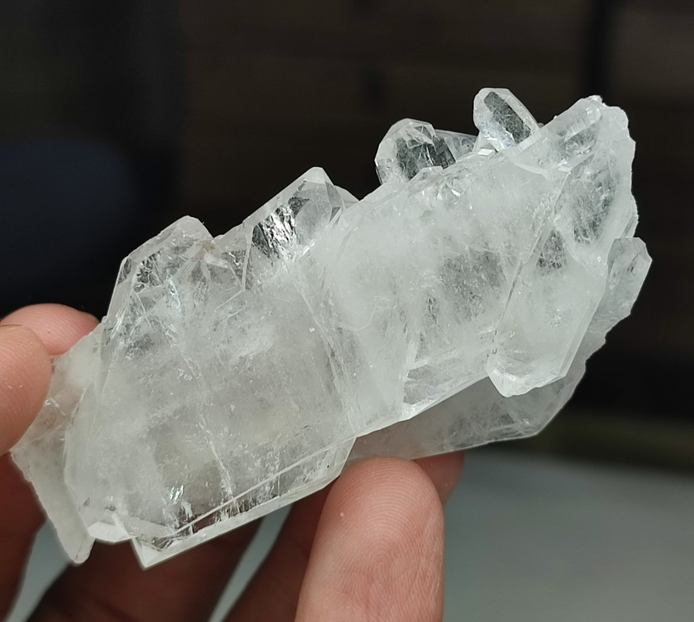 Faden Quartz Crystal With Good Luster & Nice Termination-Pak.