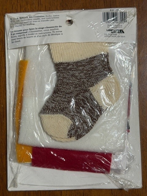 Leisure Arts Sock Monkey Kit Mini Monkey Stella