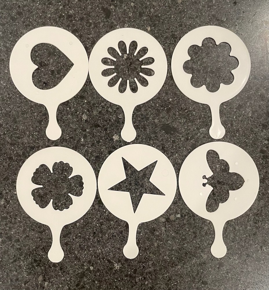 Cupcake Decorator Tool Set-decorator gun, 6 stencils, 12 decorative tips