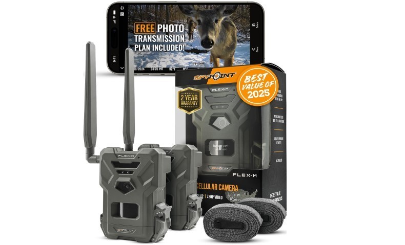 SpyPoint FLEX-M Cellular Trail Camera Twin Pack Cross-Carrier Coverage New