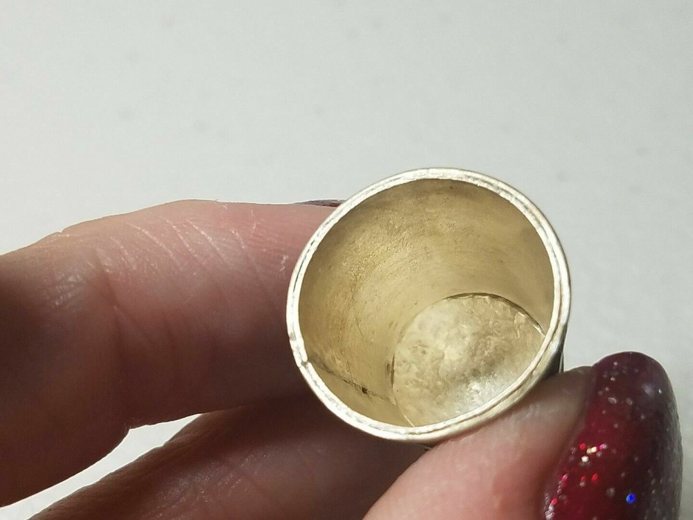 Antique Sterling Silver Thimble * Circa 1900
