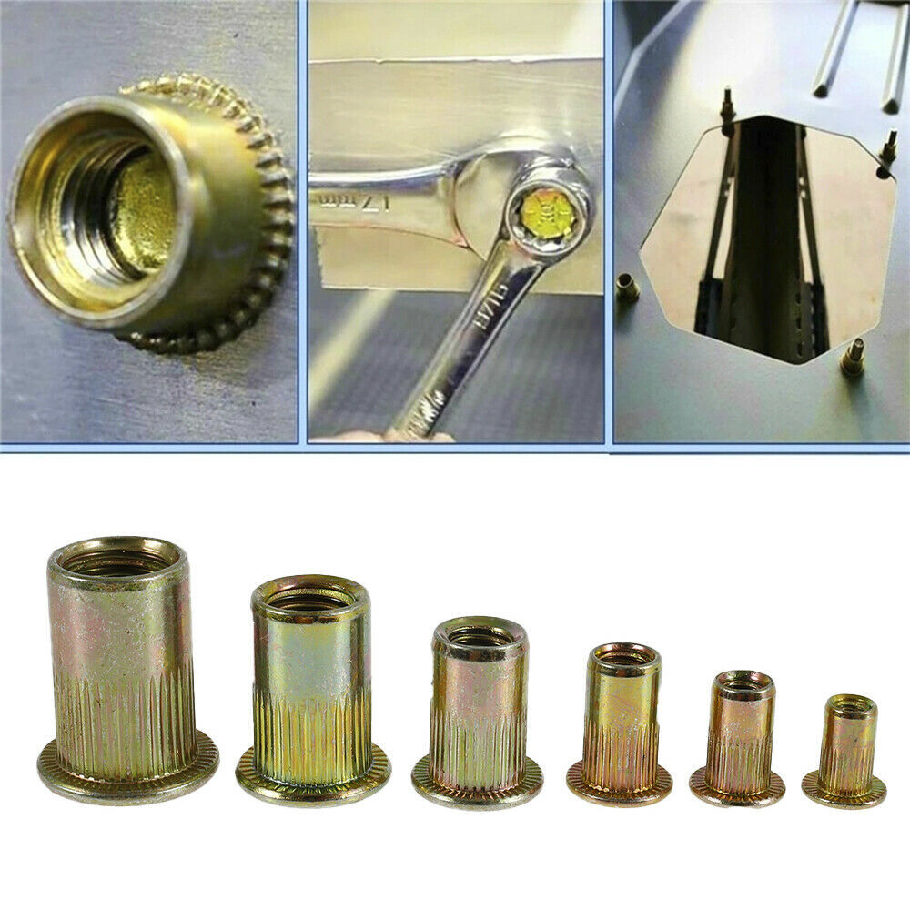1450PCs Rivet Nut Kit- Rivnut Gun Nut Setter Thread Setting Nutsert Tool Metric