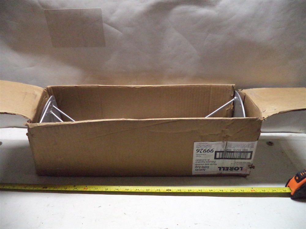 Lorell Activity Table Leg Kit Only, 4/CT, Silver LLR99926