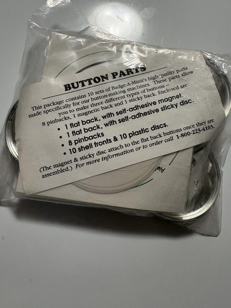 Button Making Materials