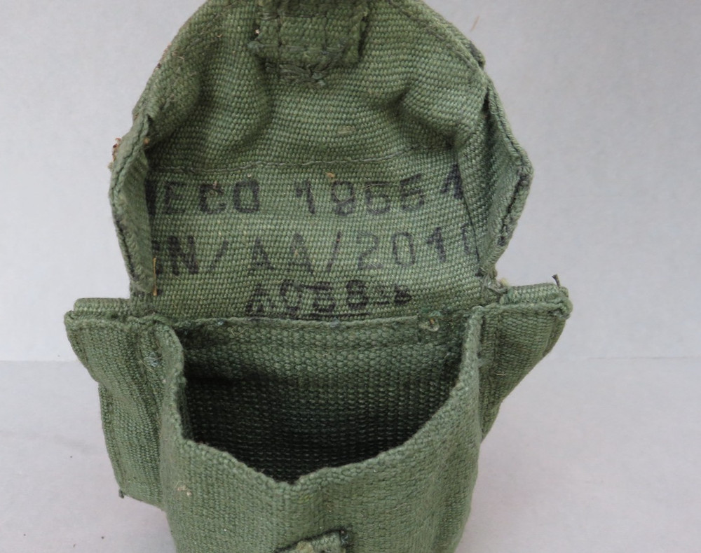 British Army 1944 Pattern Webbing Ammunition Ammo Pouch Dated 1955 (NOS) 44P