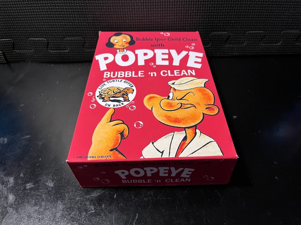 Popeye Bubble n Clean - Empty custom design display box