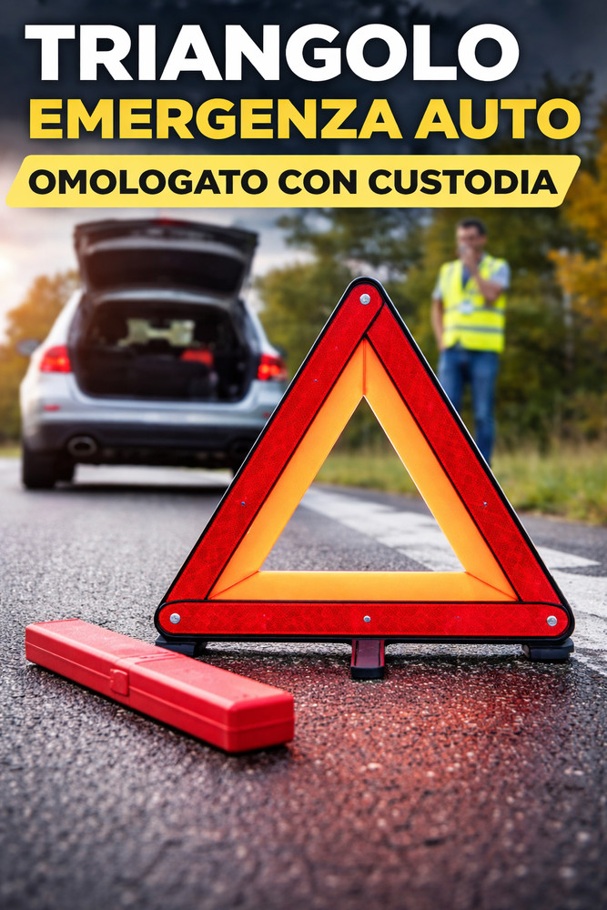 Universal Car Emergency Triangle Approved With Reflective Case