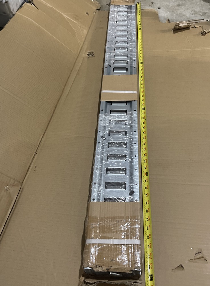 6 E-Track Tie-Down Rail Kit 5ft Horizontal E Track Rails and 6 Steel...