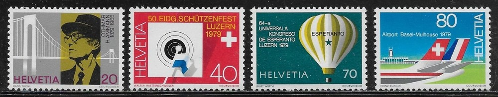 Switzerland Scott # 671 - 674 MNH