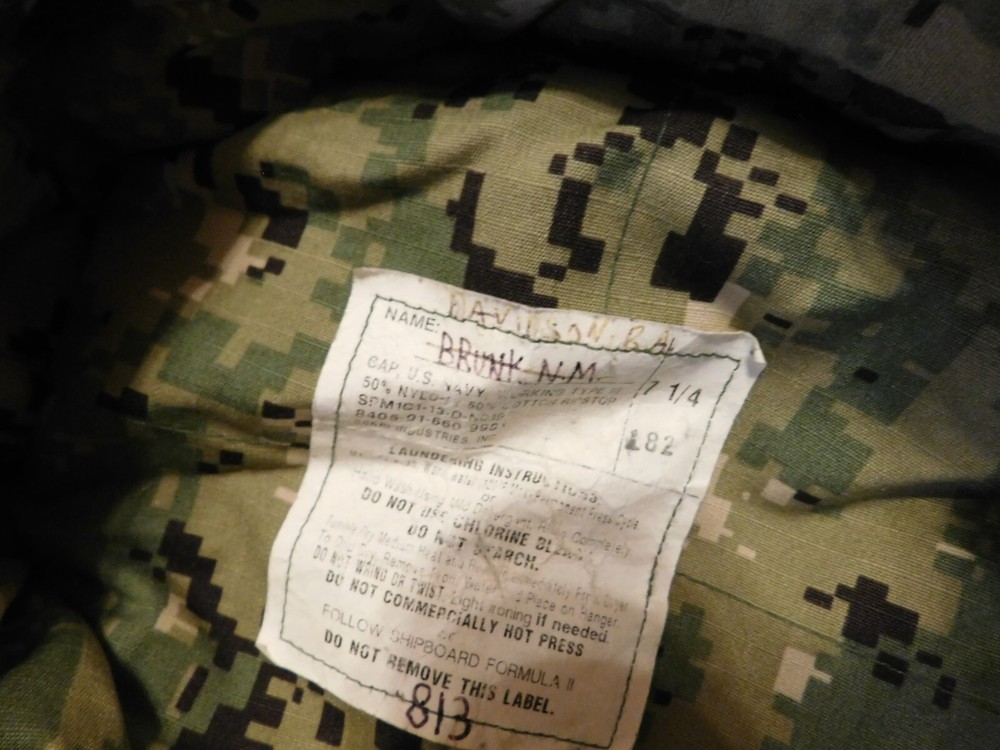 US NAVY WORKING CAP TYPE III SIZE 7 1/4