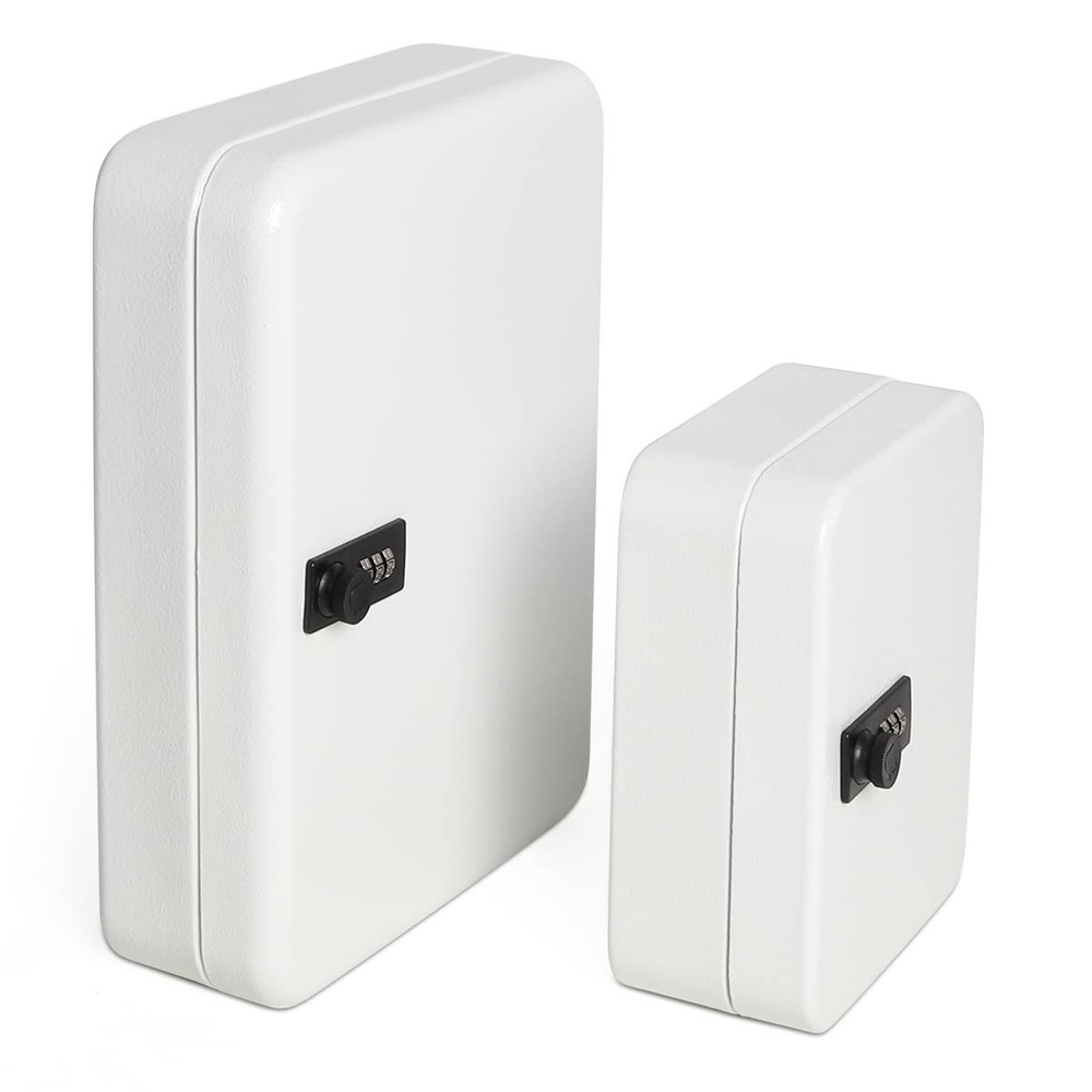 Secure Key Box with Combination Lock, Key Cabinet Wall Mount Lock Box with 48...