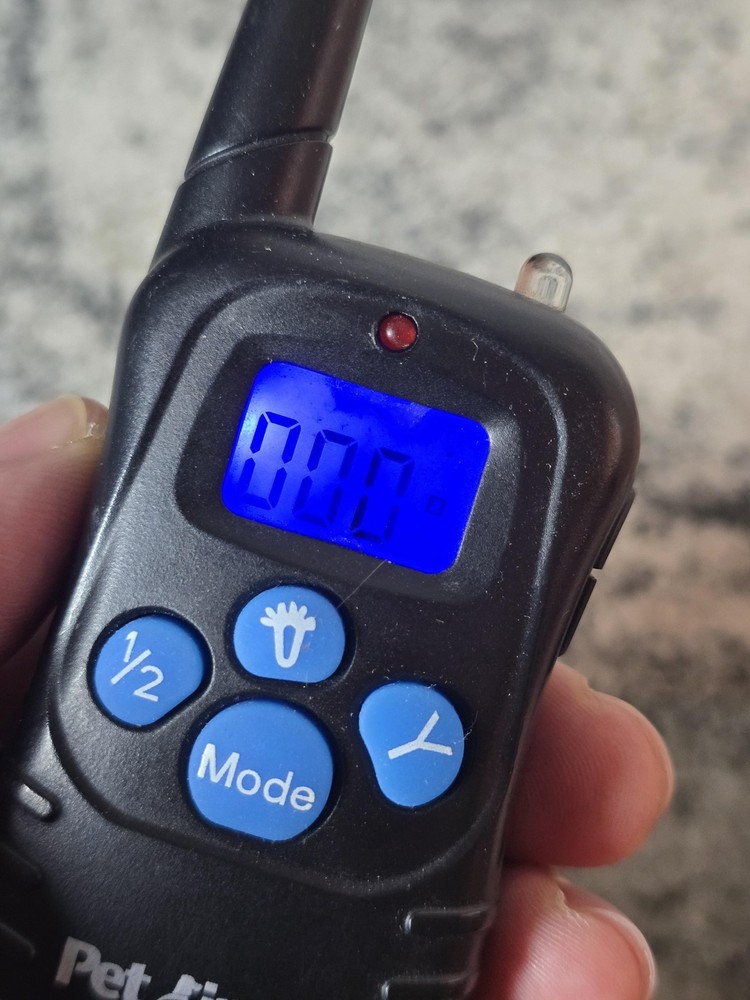 Petrainer Dog Training Remote Transmitter Black Replacement Multiple Modes LCD