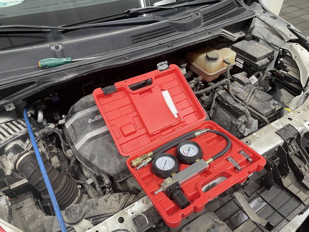 R Cylinder Leak Detector,Engine Compression Diagnosis Test Kit,Cylinder Leaka...
