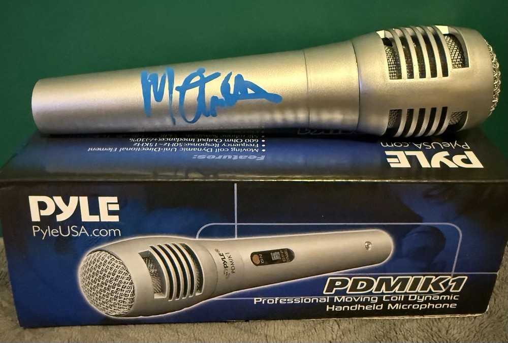 Mike Anthony Signed Pyle Microphone